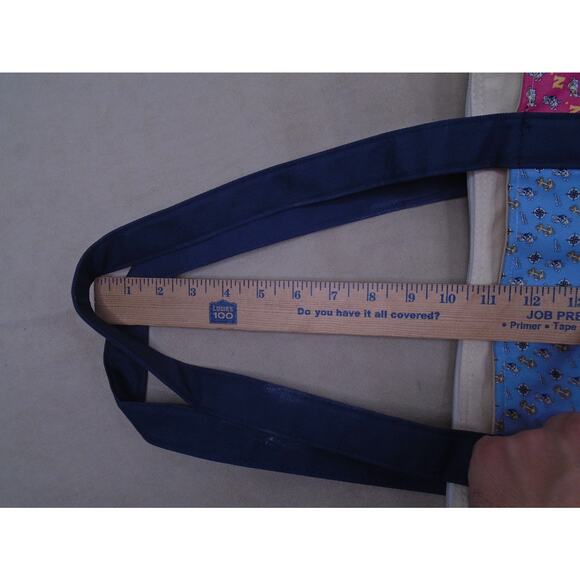 Vineyard Vines U.S. Navy Midshipmen Canvas Classic Tote Bag Ram Mascot Football - Picture 7 of 12